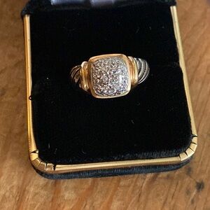 Elegant Gold and Silver Men's Ring